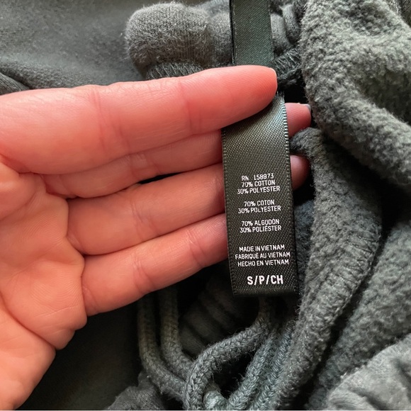 skims cotton fleece pullover hoodie & joggers in spruce - Picture 6 of 7